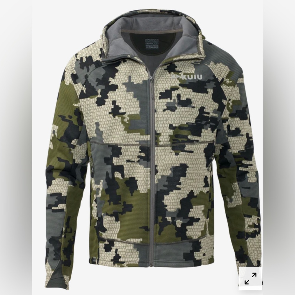 KUIU Peloton 240 Full Zip Hoodie Youth Large Like New